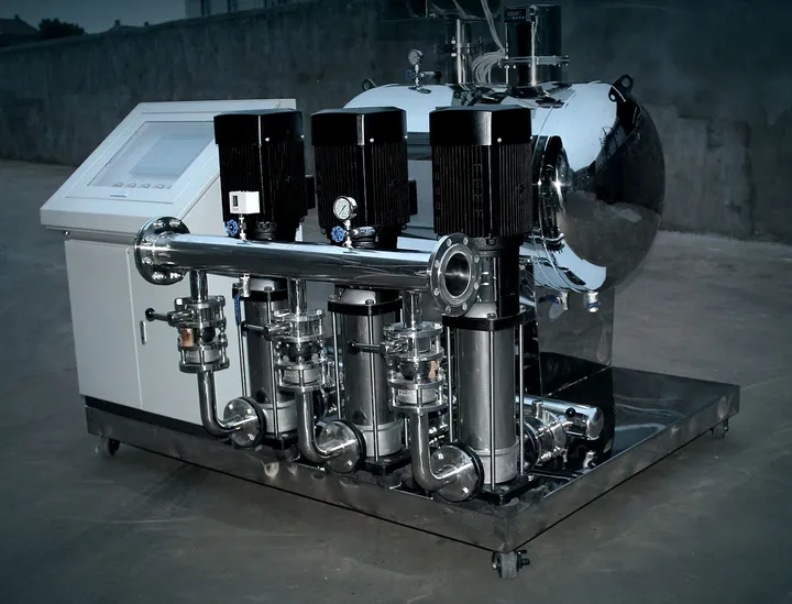 Variable-speed booster sets